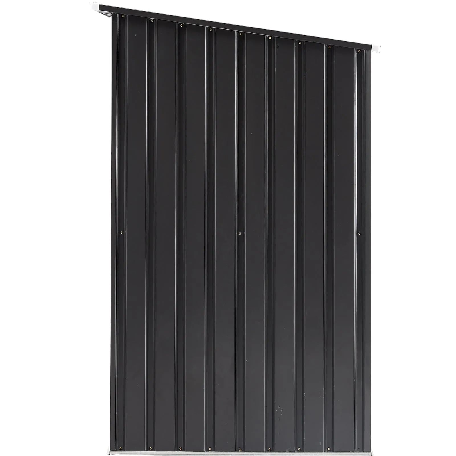 Compact 3 x 3 FT Metal Steel Outdoor Storage Shed with Lockable Door