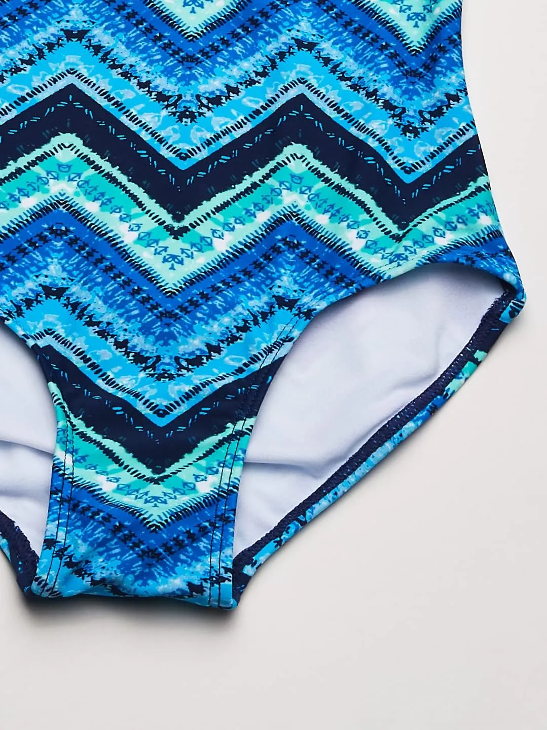 Kanu Surf Girls' Layla Beach Sport Banded 1 Piece Swimsuit