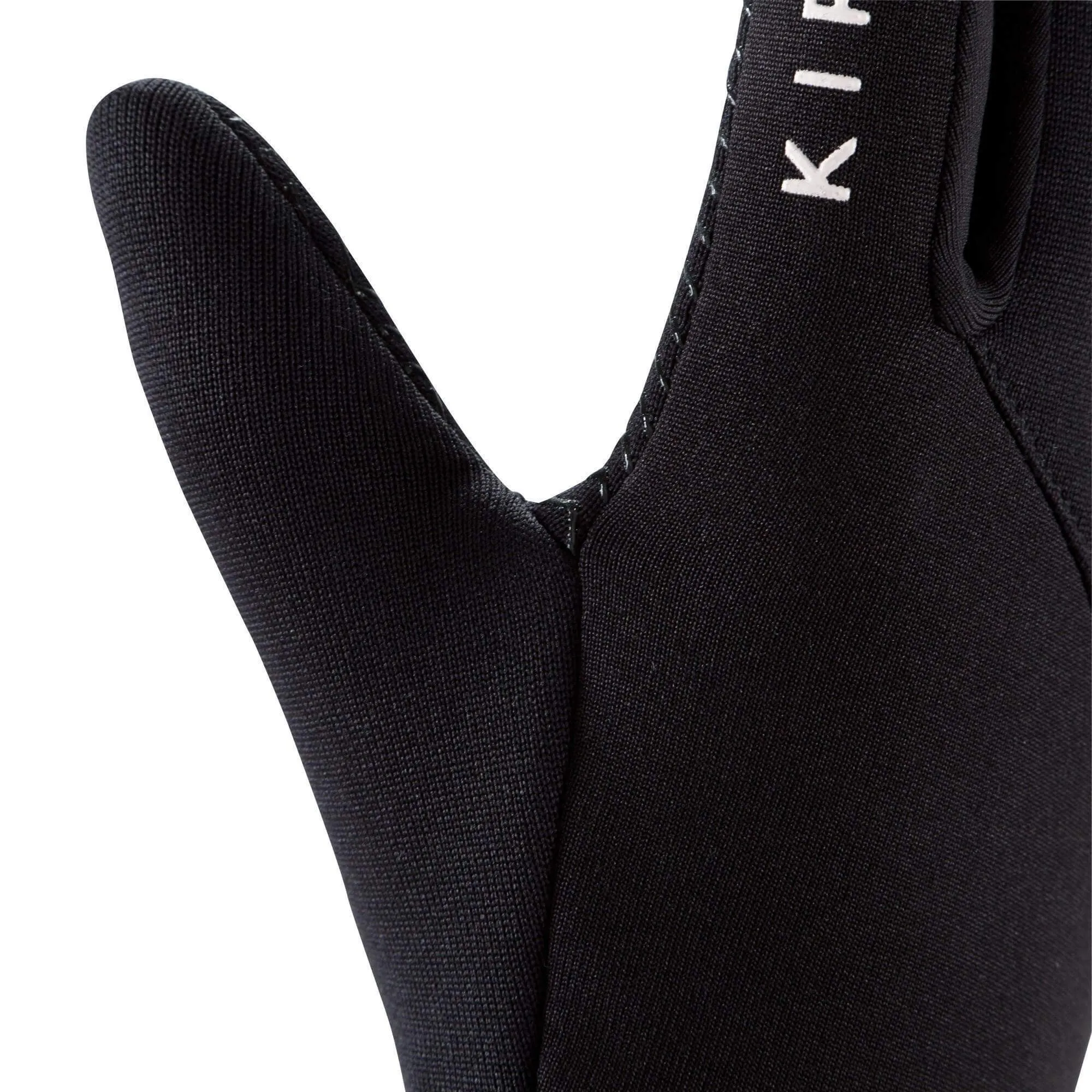 Kipsta Keepdry 500 children's football gloves, black