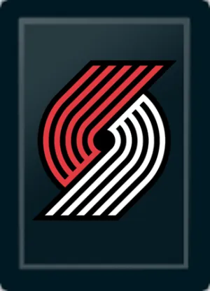 Portland Trailblazers Primary Logo Panel For Stealth Recliner