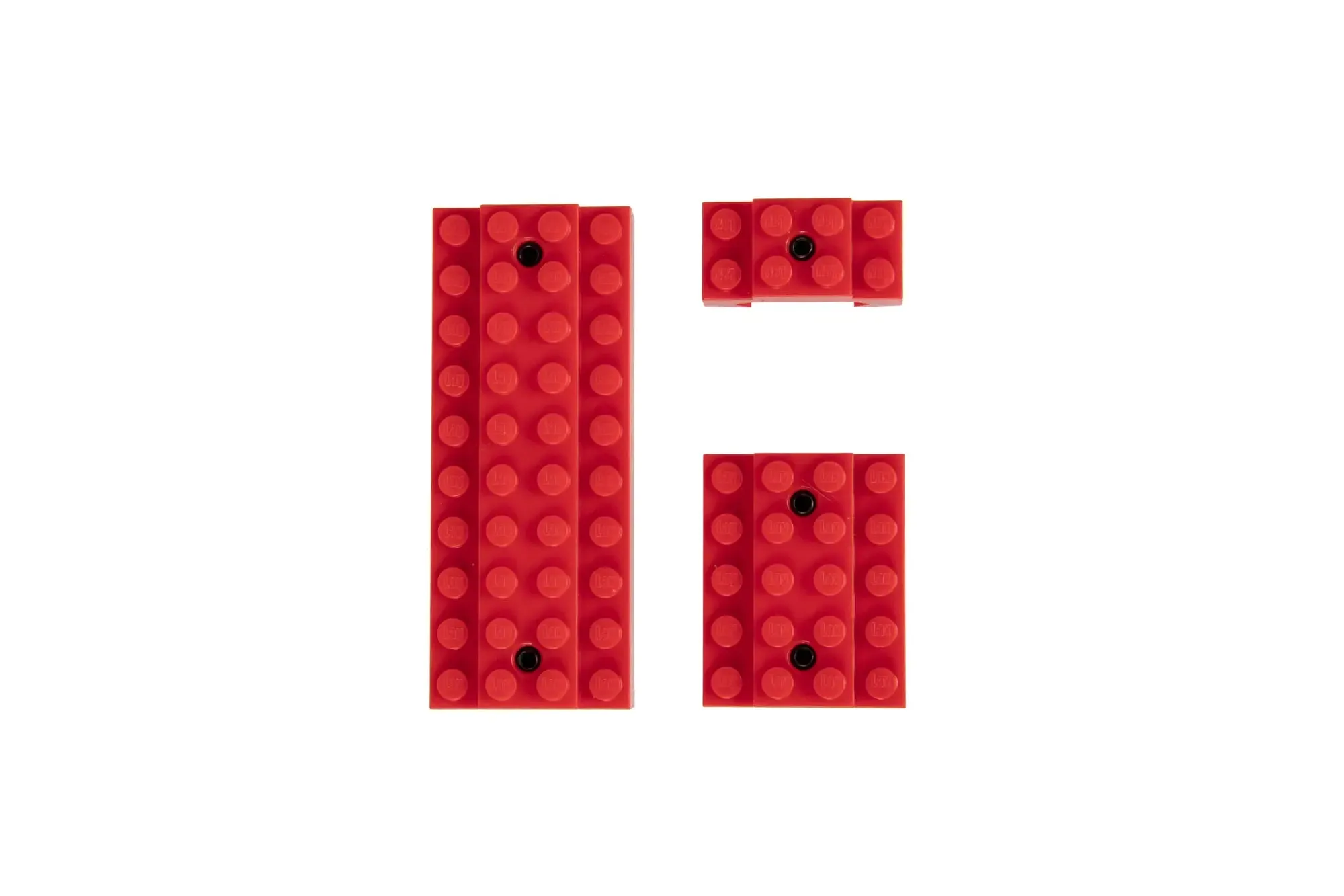 Rail covers RIS blocks - Red