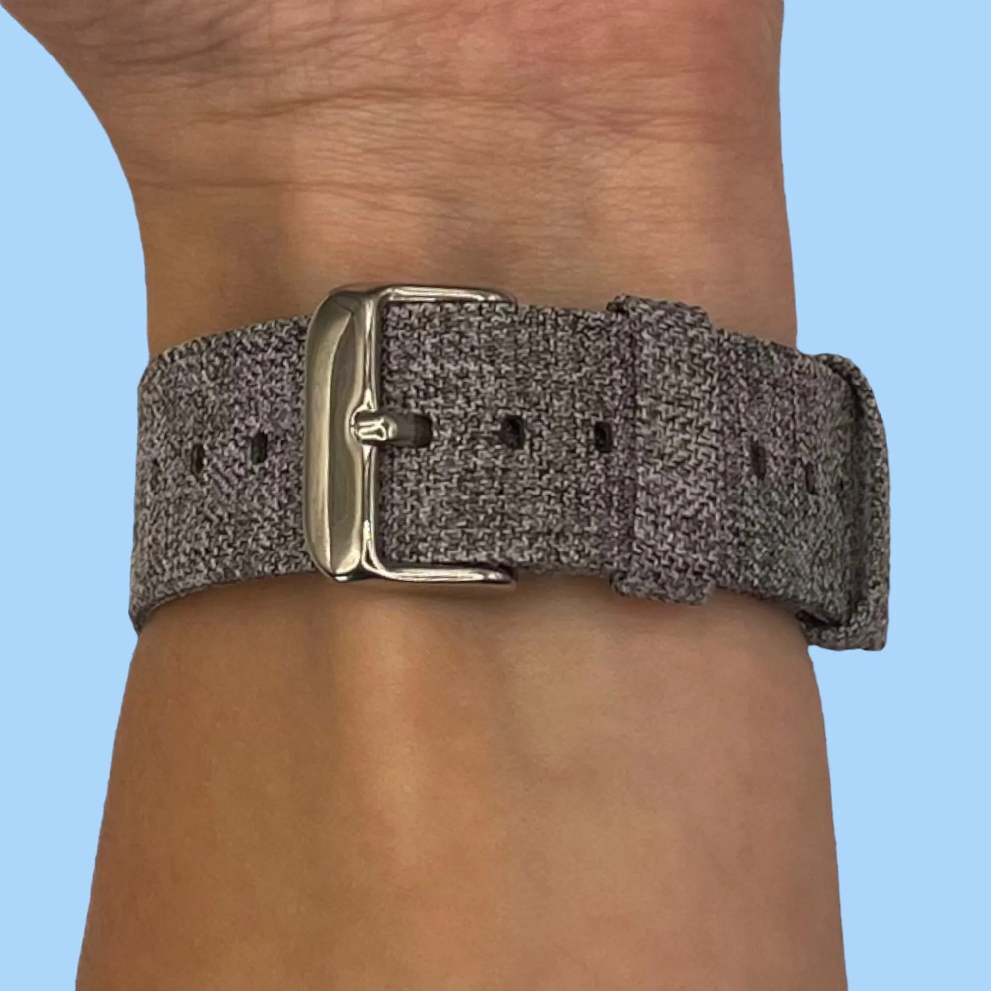 Stylish Canvas Watch Straps Compatible with Fitbit Charge 4
