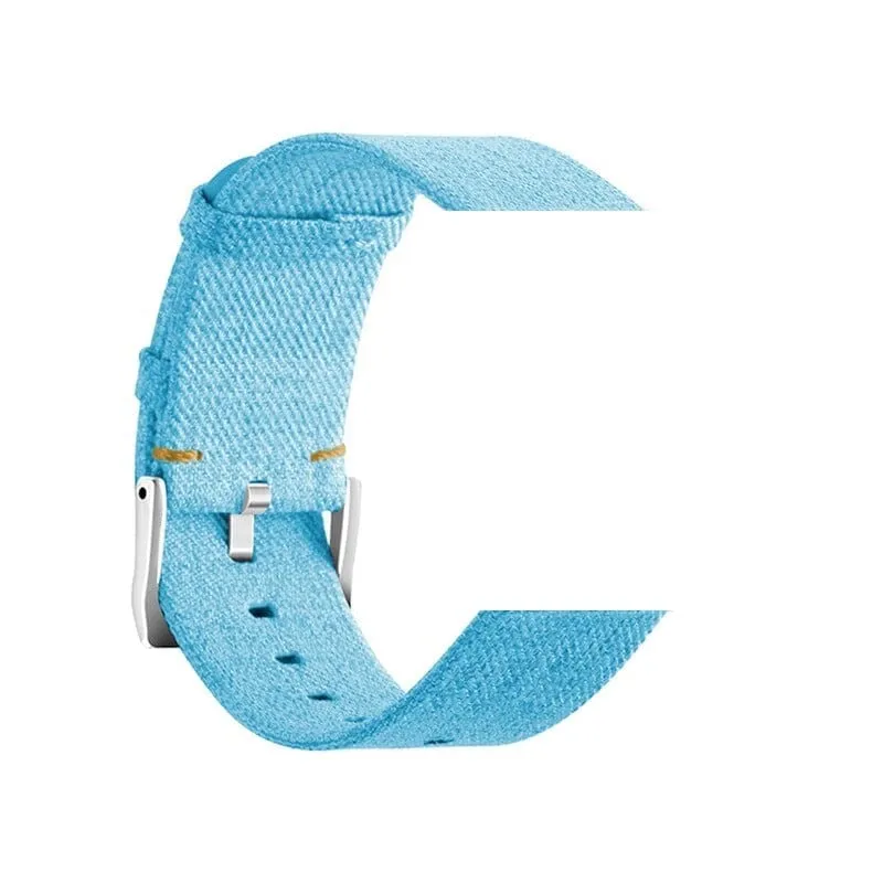 Stylish Canvas Watch Straps Compatible with Fitbit Versa 3