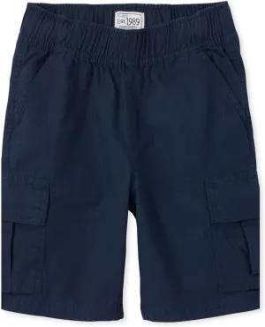 The Children's Place Boys' Uniform Pull on Cargo Shorts